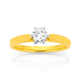 18ct .50ct 6 Claw Diamond Solitaire Ring