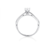 18ct White Gold Diamond Solitaire Ring TDW=.50ct