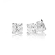 18ct White Gold Studs Total Diamond Weight= 1.00ct