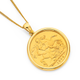 22ct Full Sovereign Coin in 9ct Pendant