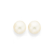 9ct 10-10.5mm Cultured Fresh Water Pearl Stud Earrings