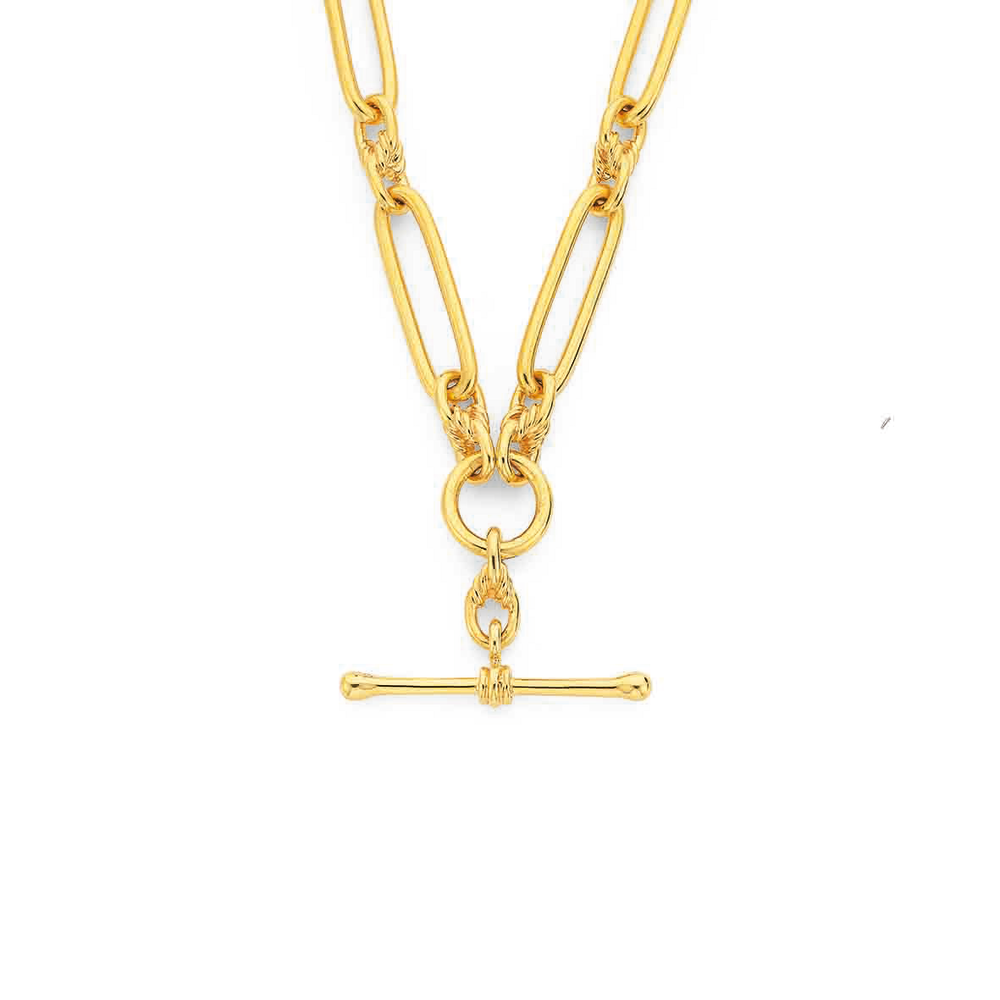 PAPER CLIP GOLD CHAIN NECKLACE – MICHAEL K. JEWELERS