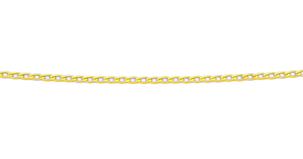 9ct, 60cm Solid Curb Chain | Stewart Dawsons