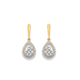 9ct Diamond Drop Earrings TDW=.25ct