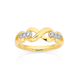 9ct, Diamond Infinity Dress Ring