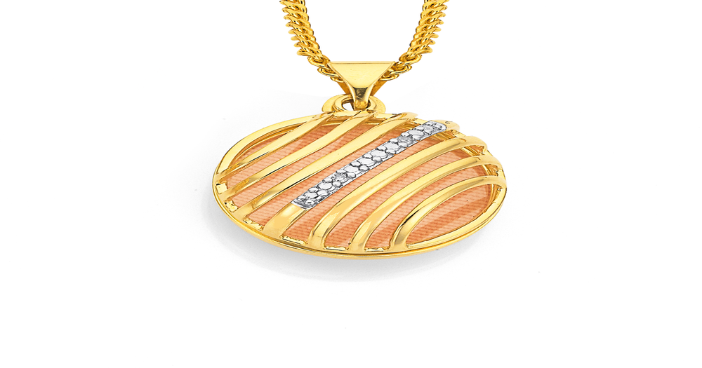 9ct, Diamond Locket | Stewart Dawsons