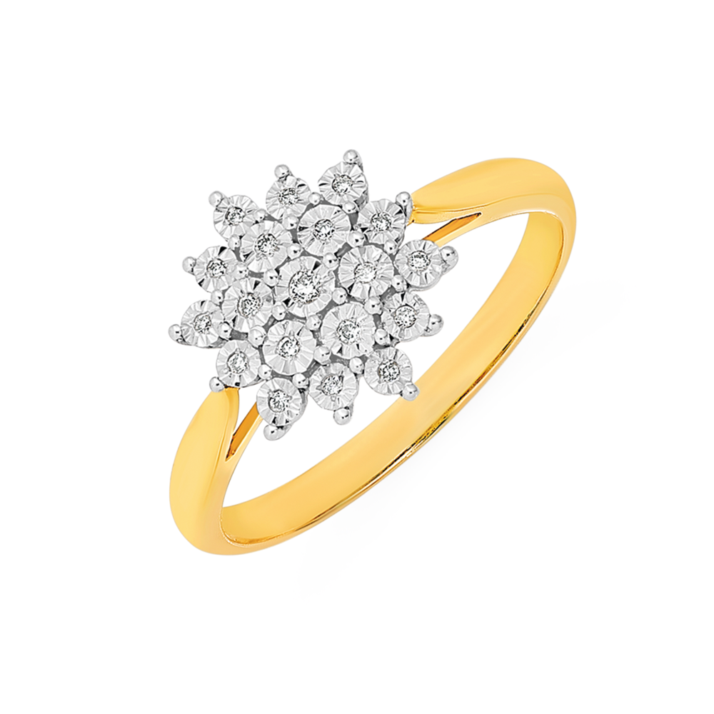Goldsmiths 9ct White Gold Cross Over 0.50ct Diamond Ring - Ring Size K  RA3030DS9KW | Goldsmiths