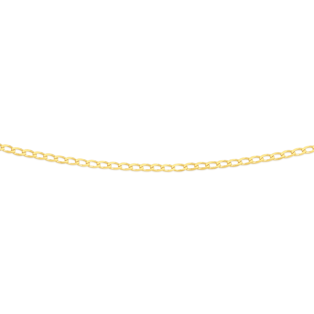 9ct Gold 60cm Solid Curb Chain 