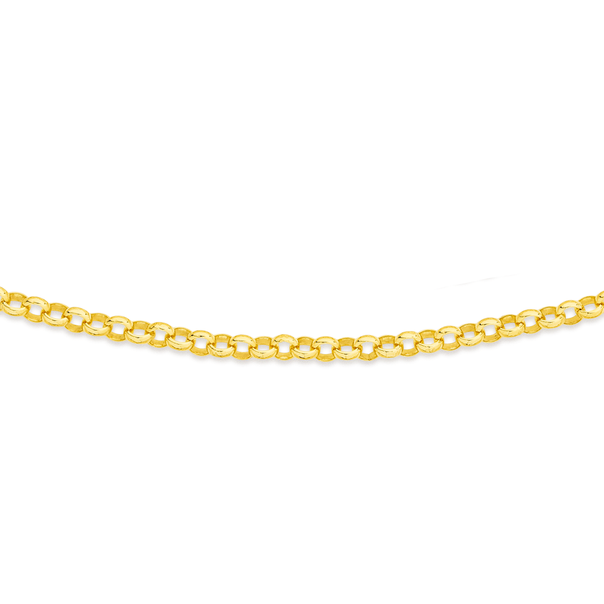 9ct Gold 60cm Solid Belcher Chain