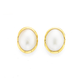 9ct Mabe Pearl Enhancer Studs Earrings