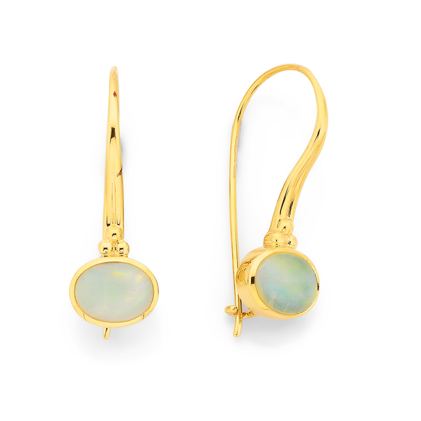 9ct Opal Earrings