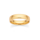 9ct Plain Wedding Band 5mm Wide Size R