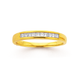 9ct Princess Cut Eternity Diamond Ring TDW=.26ct