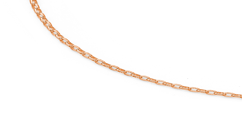 Genuine 9ct Rose Gold 375,Solid Heavy Oval Belcher Necklace Chain 60gr