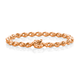 9ct Rose Gold Stirrup Link Bracelet