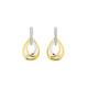 9ct Triple Pear Diamond Set Earrings