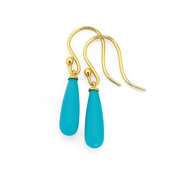9ct Turquoise Earrings