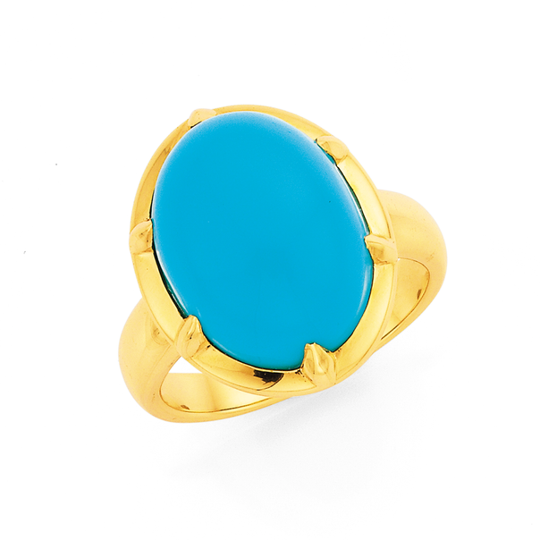 9ct Turquoise Ring