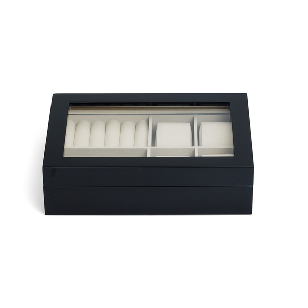 Black Lacquer Jewellery & Watch Box