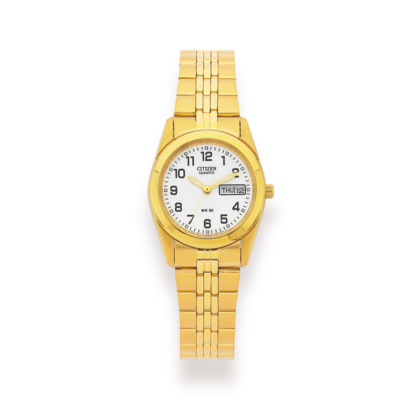 Citizen Ladies Gold Plated 50m Water Resistant Watch