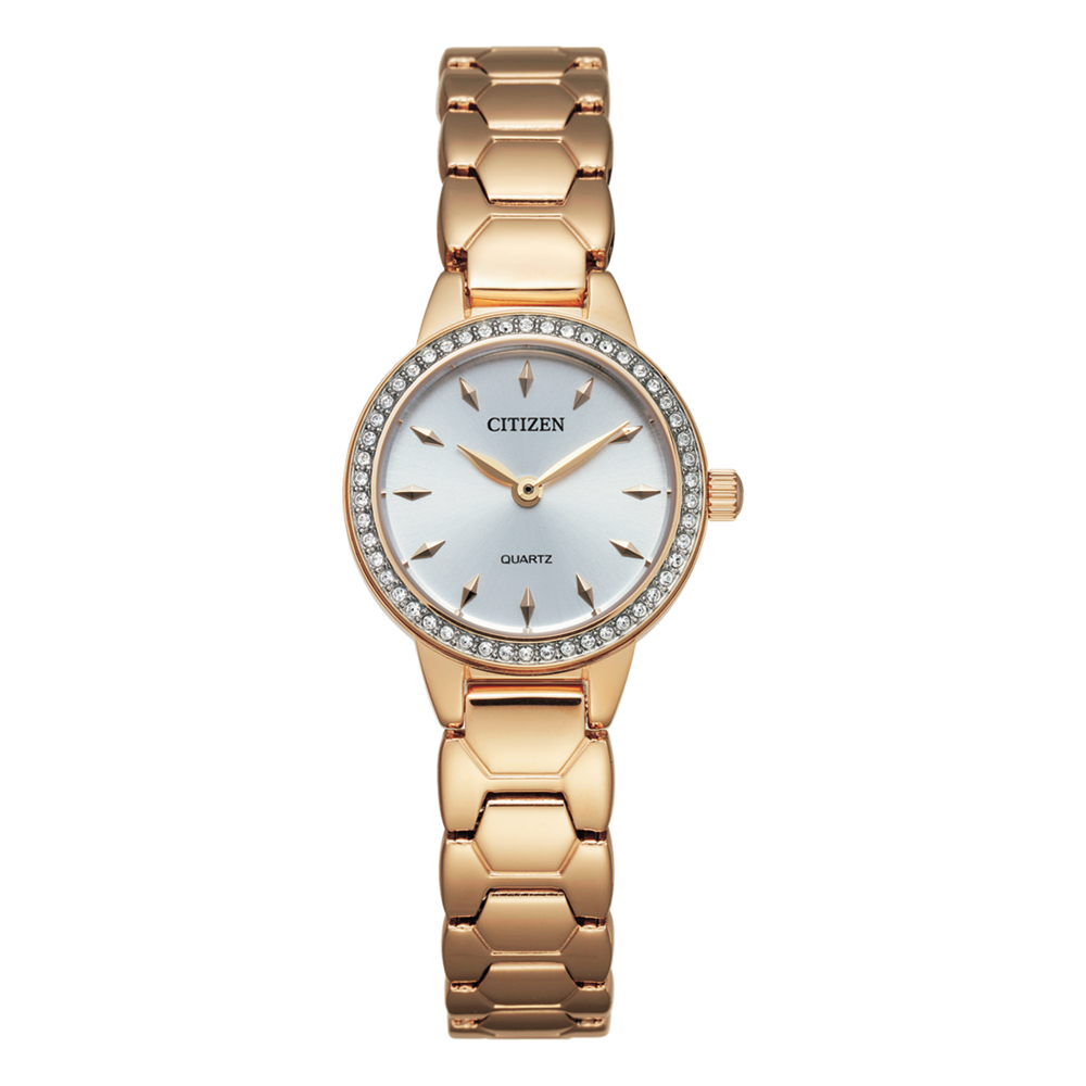 Citizen Ladies Gold Plated 50m Water Resistant Watch Watches