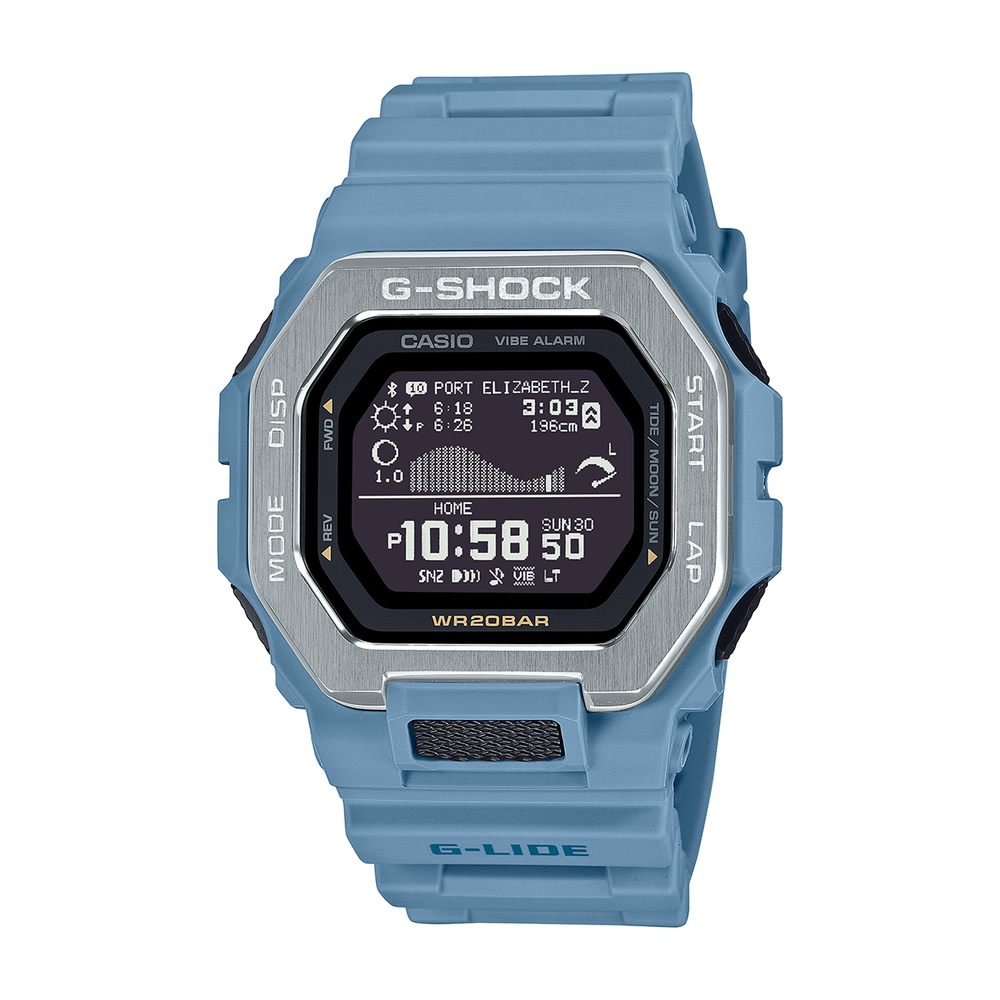G-SHOCK G-LIDE 腕時計 G-shock G-lide Natural Surf Watch Gbx100-2a in Blue | Stewart Dawsons