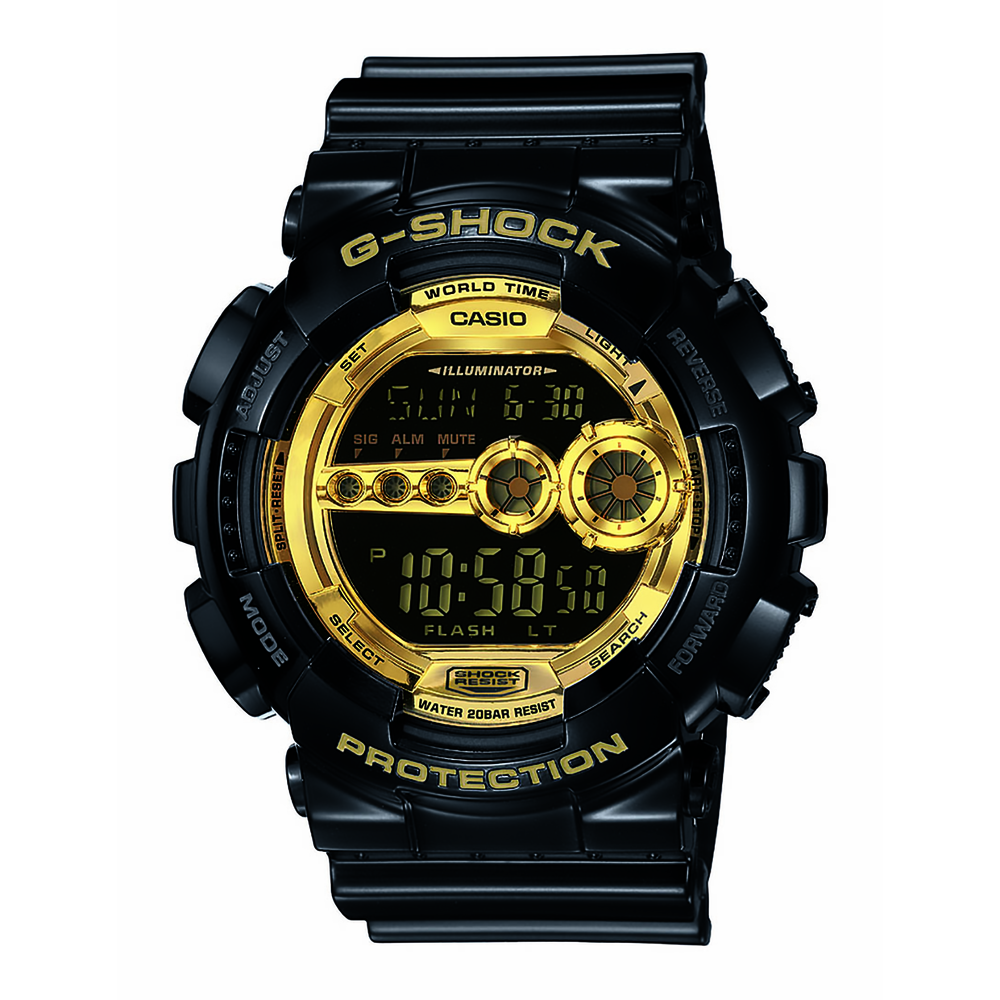 G-shock Mens Analogue / Digital Watch Ga140gb-1a1 in Black
