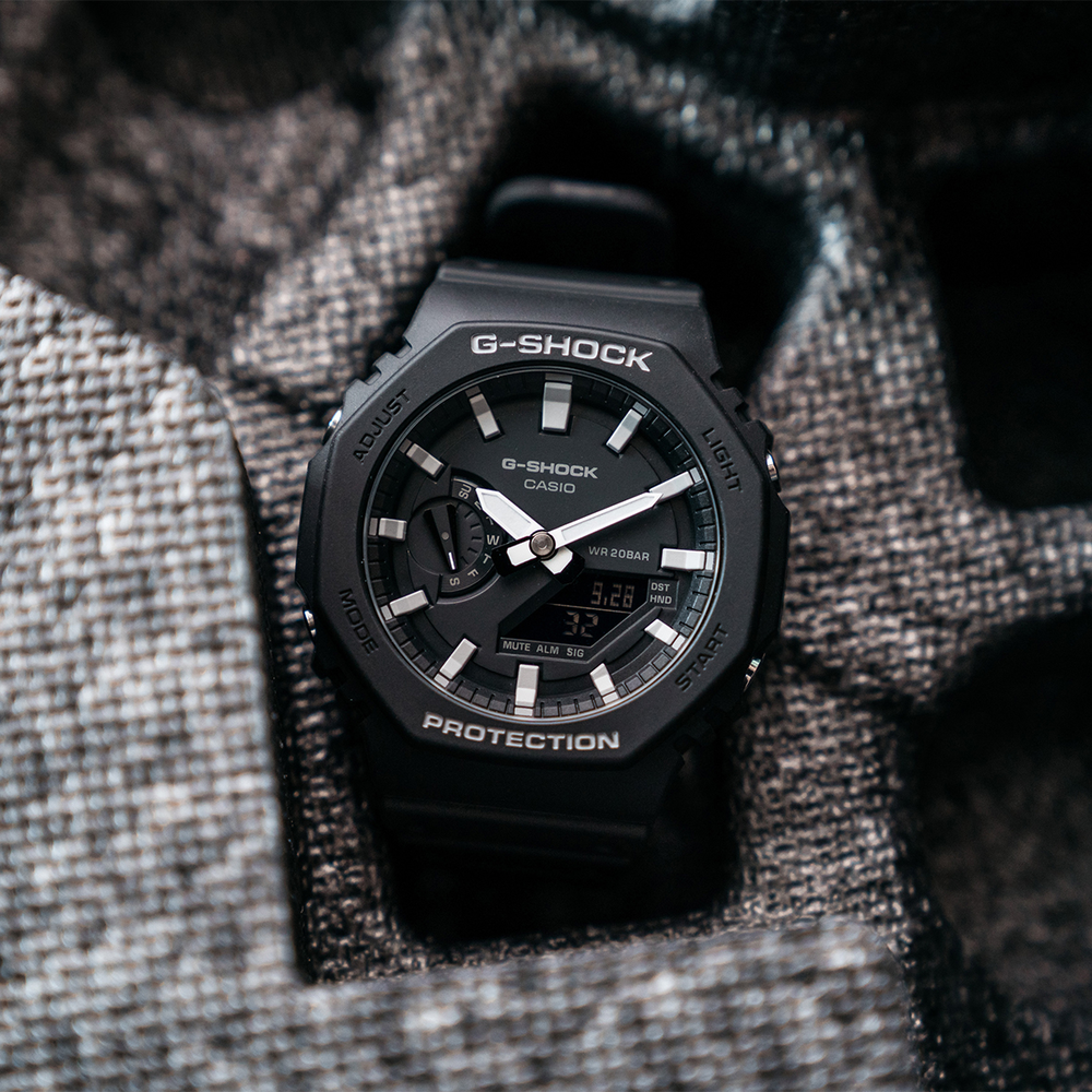 G-shock Mens Analogue Digital Carbon Core Watch Ga2100-1a in