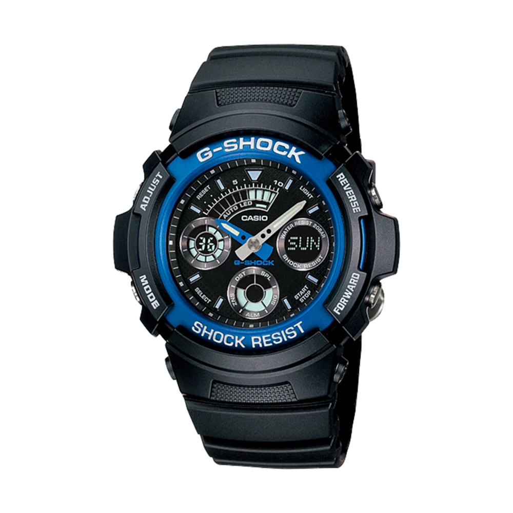 G-shock Mens Watch Aw591-2 in Blue Stewart Dawsons
