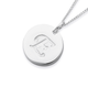 Initial E Letter Pendant in Sterling Silver