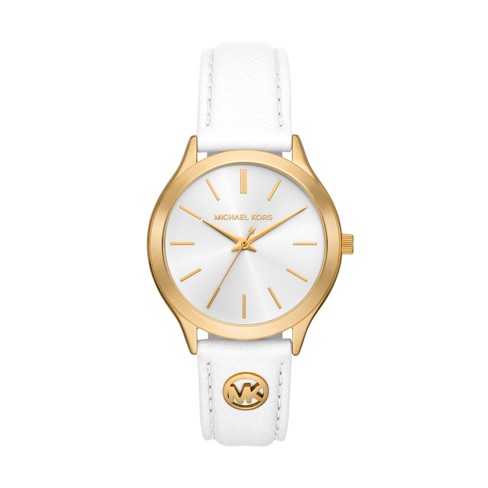 Michael Kors Women Watch Slim Runway Curb Chain Gold Tone MK7472 White Dial 38mm Michael Kors | Accessories | Michael Kors Women Watch Slim  main image 4