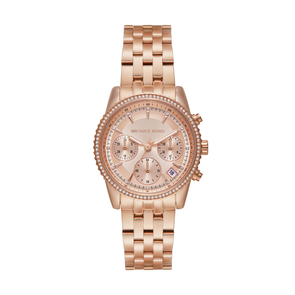Michael Kors Corey Ladies Watch Mk7346 in Rose | Stewart Dawsons display picture 1