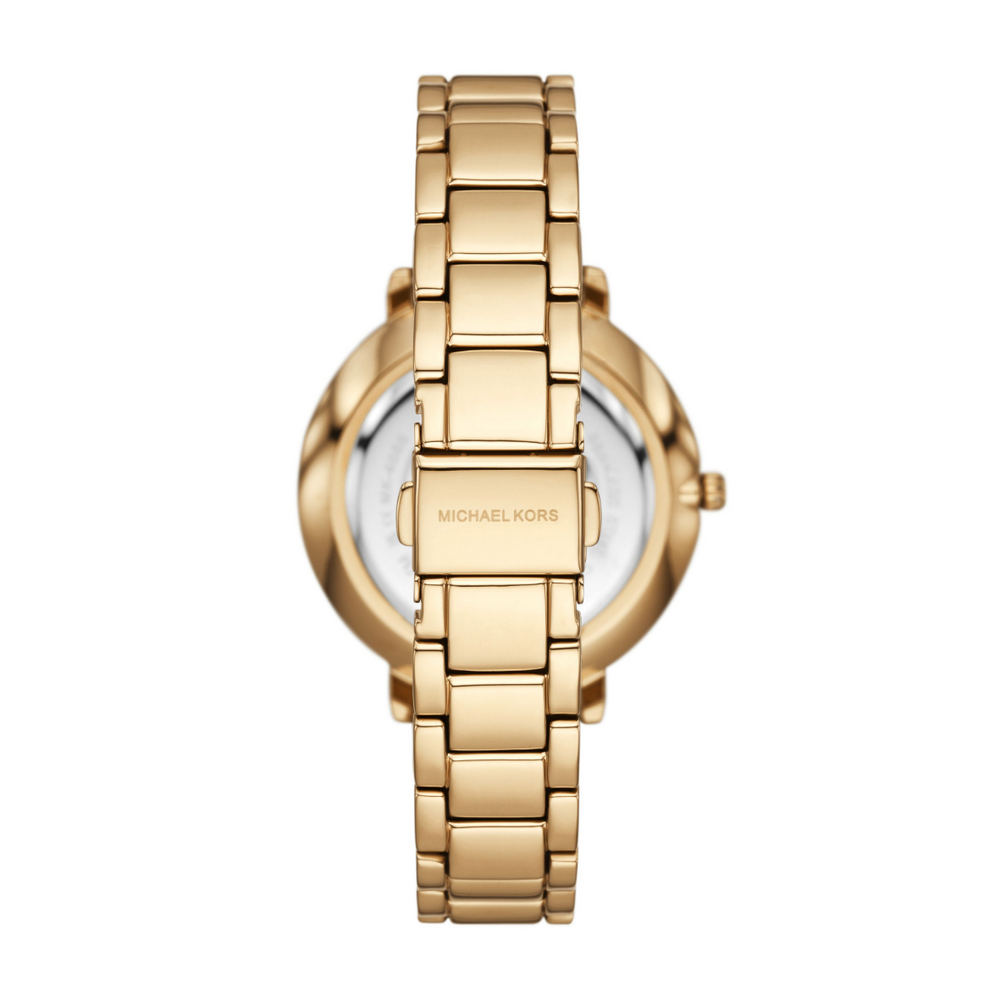 Michael Kors Pyper Gold Tone White Dial in Gold | Stewart Dawsons
