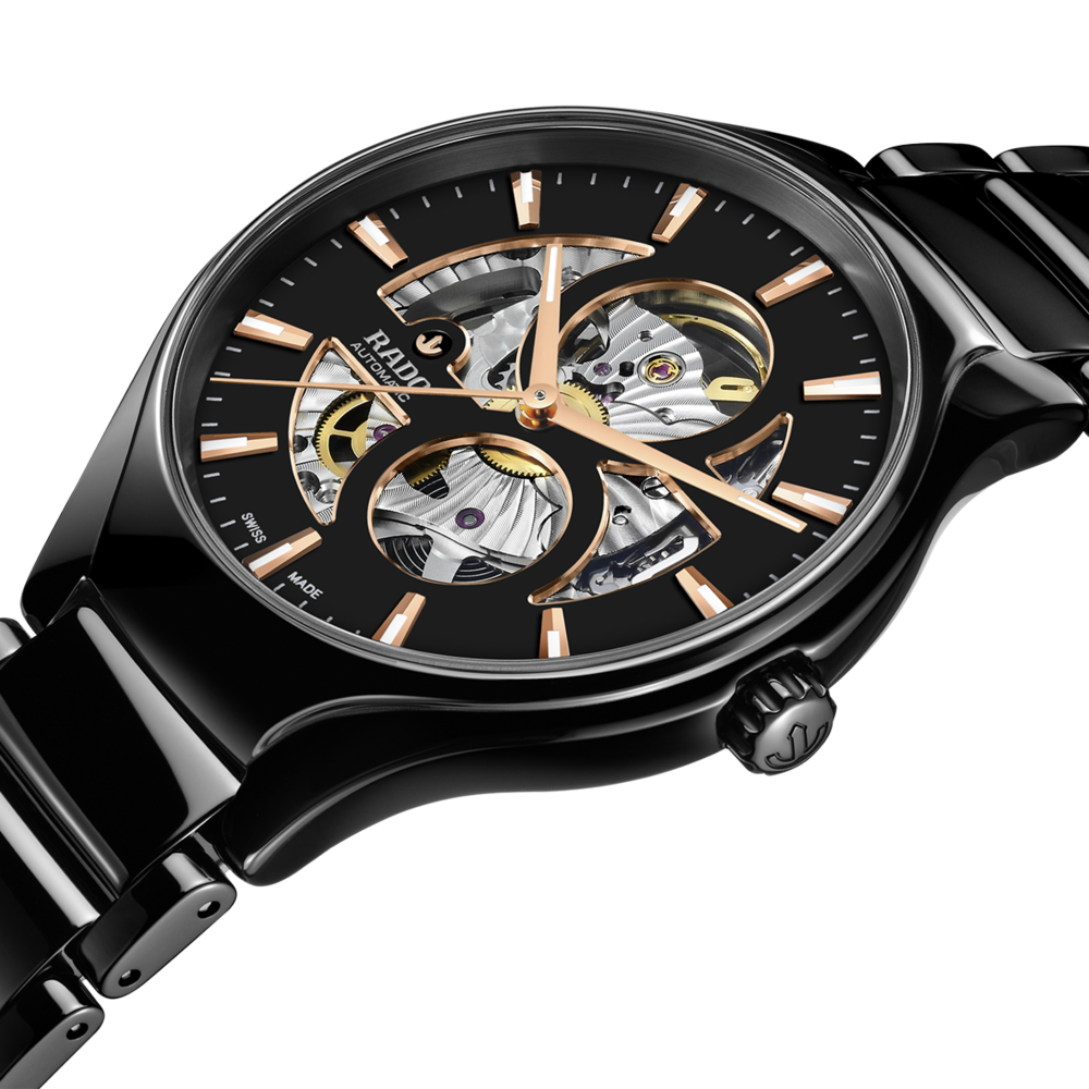 Rado True Round Open Heart Automatic R27107172 in Black