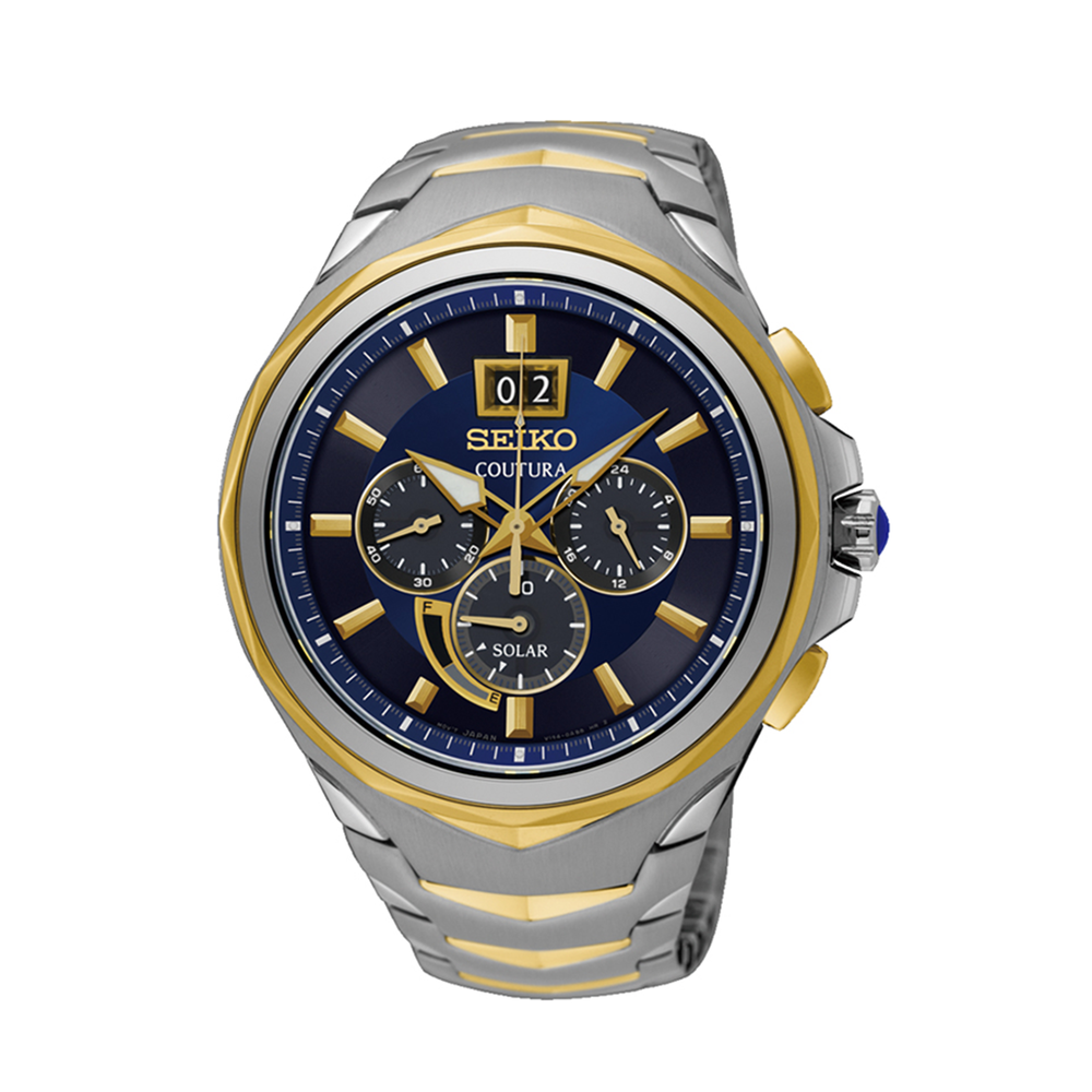 Seiko Mens Coutura Watch Ssc573p in Black | Stewart Dawsons