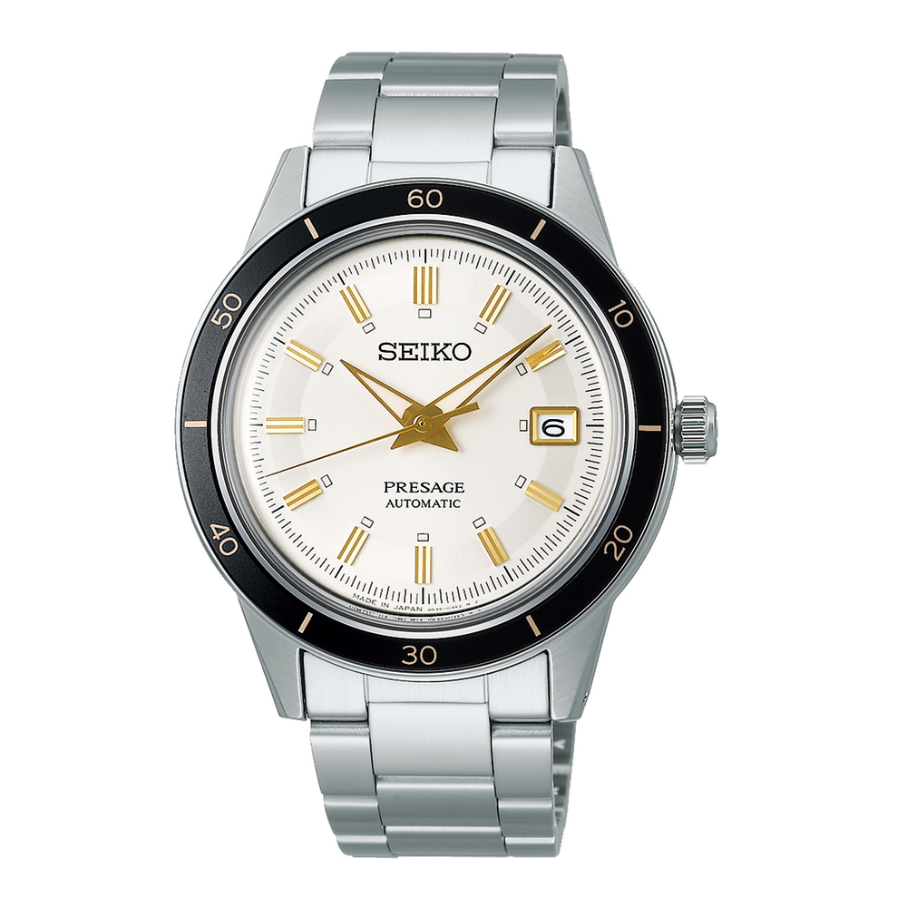 Seiko Men's Presage Automatic Watch in Silver | Stewart Dawsons