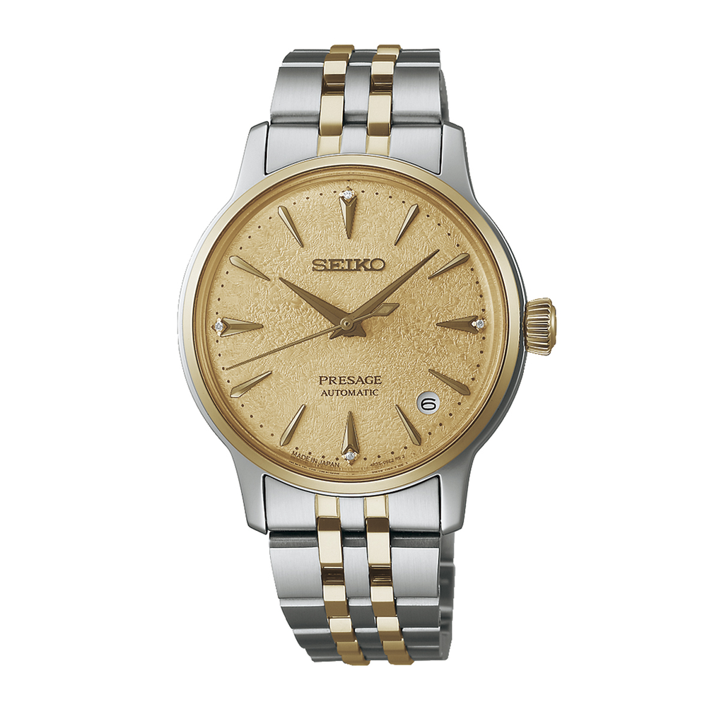 Seiko Ladies Presage Automatic Watch Sre010j in Silver