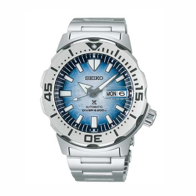 Seiko Prospex Save The Ocean Divers Watch in Silver | Stewart Dawsons