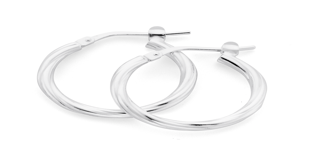 SMALL TWIST HOOPS main image 1