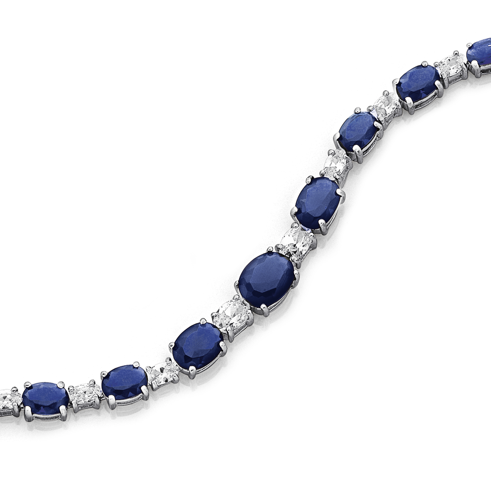 Effy Men's 925 Sterling Silver Blue Sapphire Bracelet – effyjewelry.com