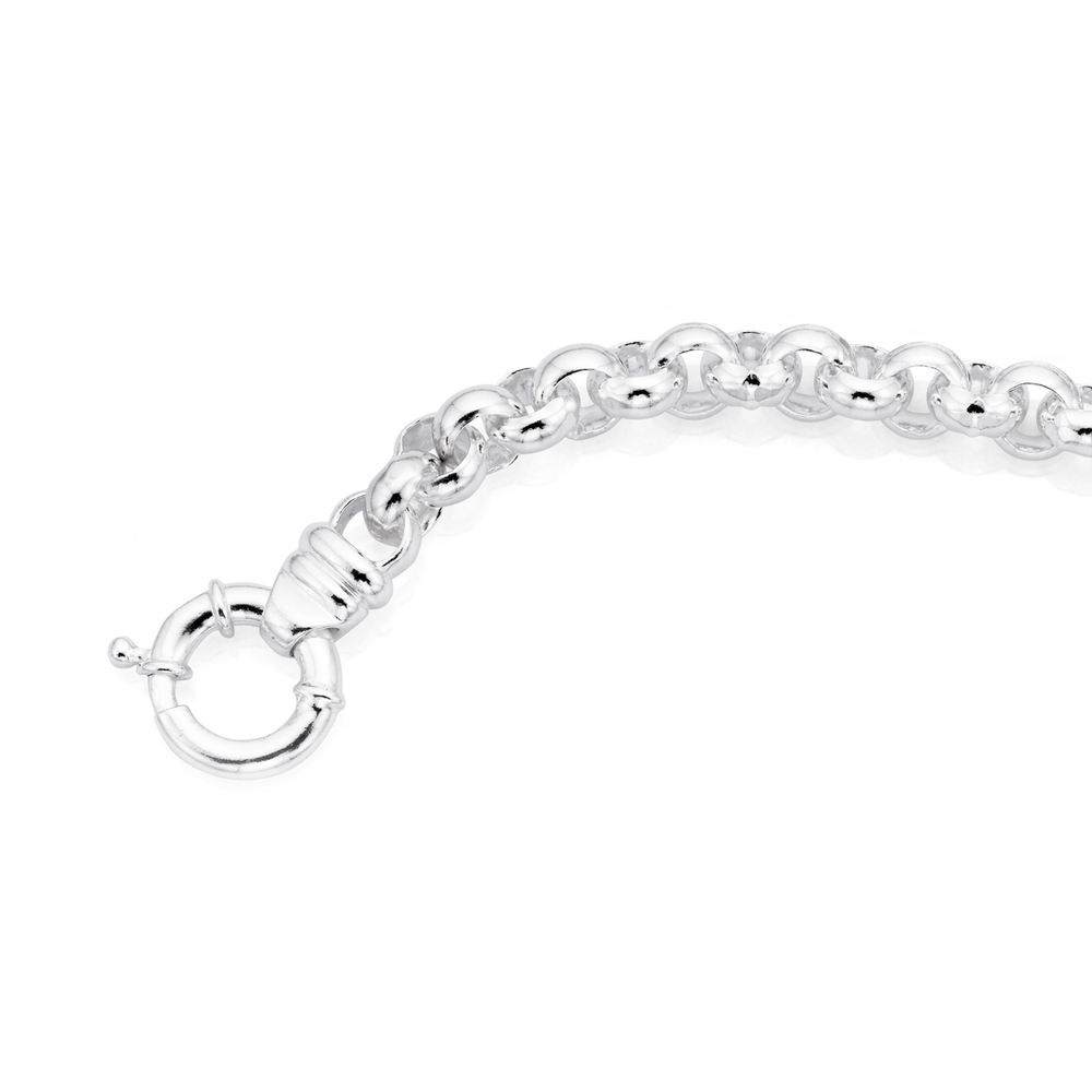 Men's Silver Belcher Bracelet 5mm | VIRAGE London