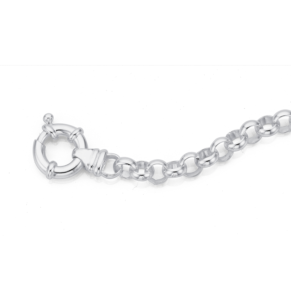 Men's Heavy Silver Bracelet | Double Chain Biker / Rocker Bracelet | USA  Made | LUGDUN ARTISANS