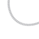 Sterling Silver 60cm Bevelled Diamond Cut Curb Chain
