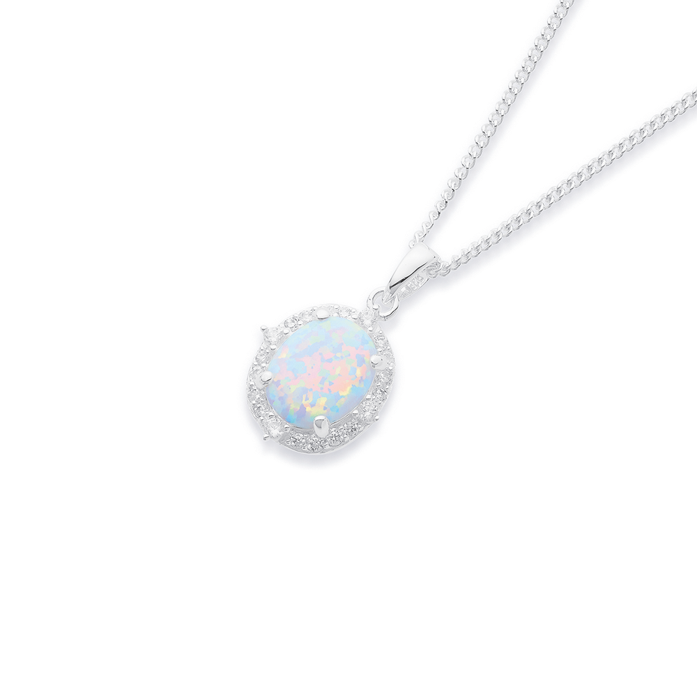 Raw Opal Pendant Necklace - Uniquelan Jewelry