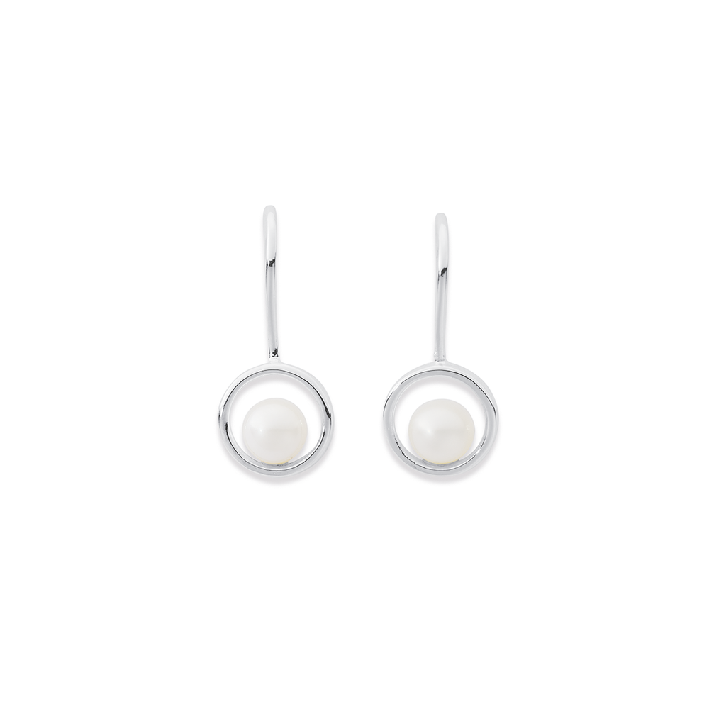 Fresh Water Drop Pearl Earrings In 14K Gold Vermeil, 14K Rose Gold - Foto 12