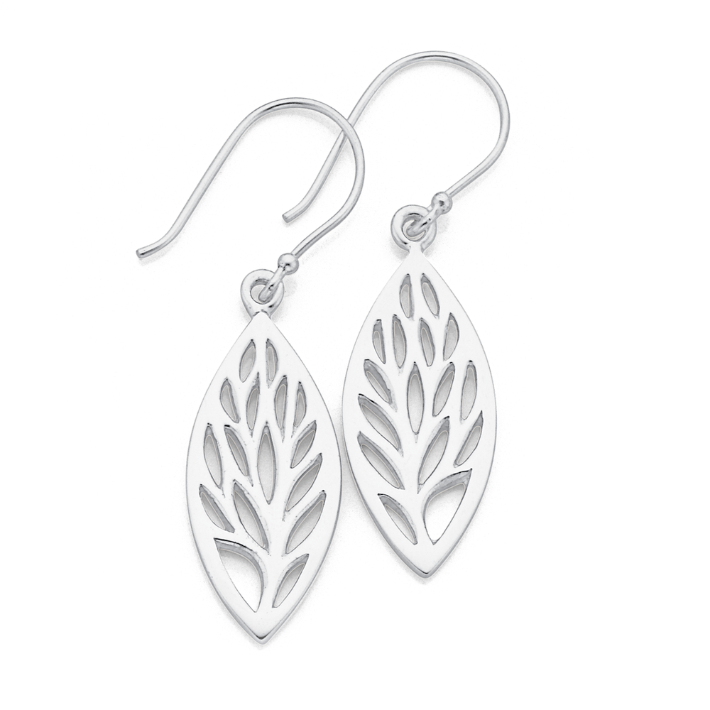 Sterling Silver Round & Cubic Zirconia Cluster Studs Earrings