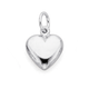 Sterling Silver Puff Heart Charm