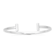 Sterling Silver T End Bangle