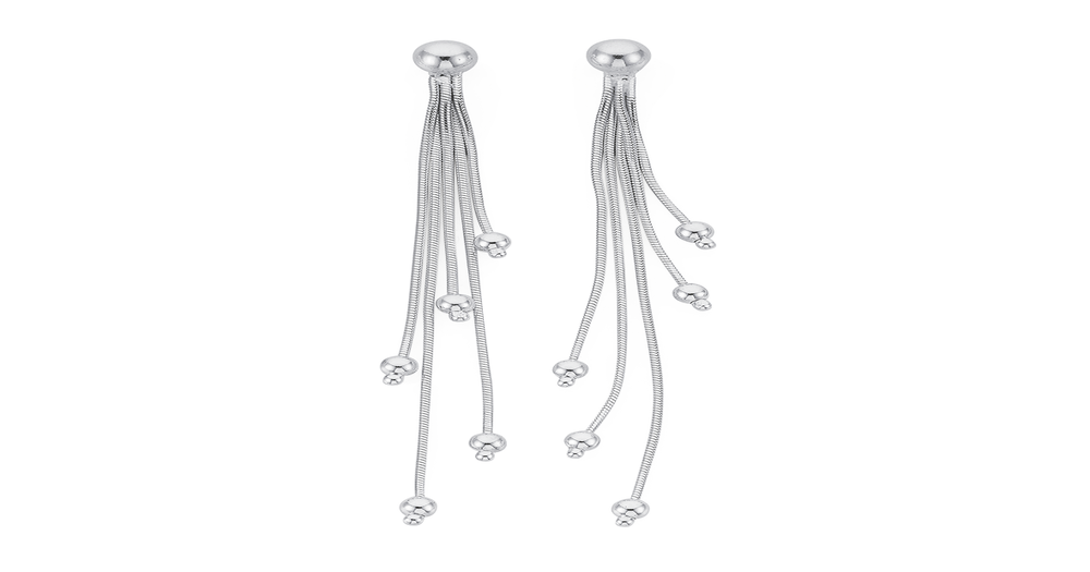 Sterling Silver Tassel Drop Earrings Stewart Dawsons